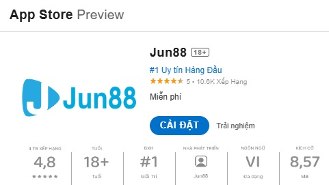 Cách tải jun88 trên iOs iPhone
